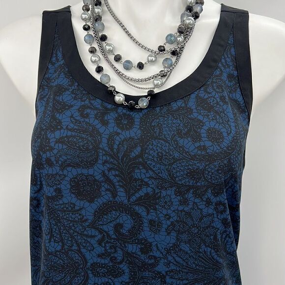 Express racerback tank black and blue - Picture 1 of 5